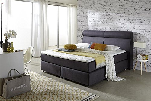 Breckle Boxspringbett 200 x 200 cm Topas Box Elektro Inspiration Hollanda TFK Topper Gel Comfort