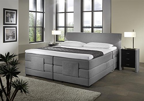 Breckle Boxspringbett 100 x 200 cm Napoli Box Miodormio TFK 1000 Formschaummatratze My Balance 20 Topper Gel Premium Comfort