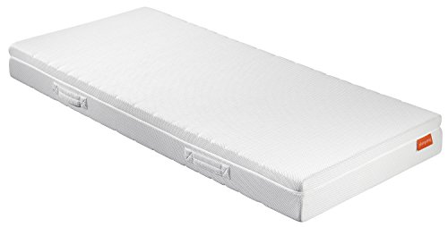 sleepling 190177 Kaltschaum Matratze Bodyprotect 1000 Duo Härtegrad 2 & 3 90 x 200 cm, weiß