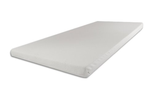 Viscoelastische Gelschaum Memory Topper Matratzenauflage Boxspringbett 5cm Maß: 200 x 140cm Härtegrad: H2 mittel - Bezug: Ideal