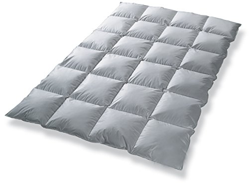 Daunendecke Bettdecke Kassettenbett gefüllt mit 80% Daunen 135x200 Garantiert kein Lebendrupf NEU&OVP