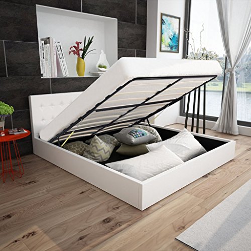 Festnight Polsterbett Doppelbett Bett Ehebett Aus