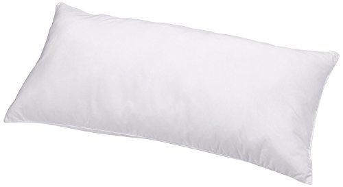 AmazonBasics Kissen mit Schnürung, Bezug: 100% Baumwolle, 40x80 cm, 2er-Set