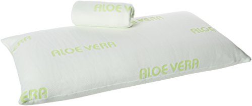 AmazonBasics - Memoryschaum-Kissen mit Bezug mit Aloe Vera und Greenfirst-Behandlung