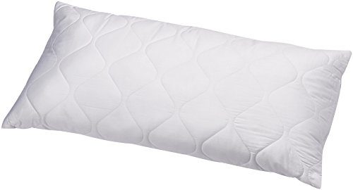 AmazonBasics Pillow quilted, Cover: 100% Cotton-Satin