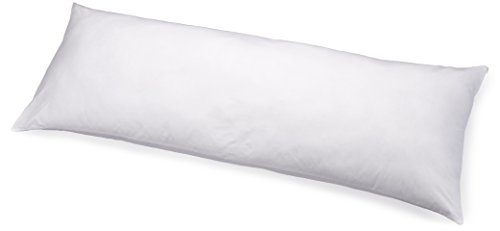 AmazonBasics Seitenschläferkissen mit Mikrofaser-Bezug, 51 x 137 cm