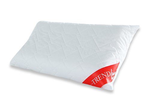 Badenia Bettcomfort Trendline Visco Noblesse Nackenstützkissen, passend für Bezüge, 40 x 80 cm, weiß