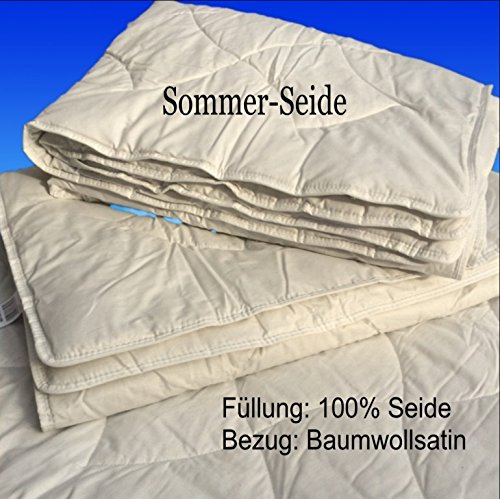 Frankenstolz Sommer-Bettdecke 100% Seide Sonderposten Bezugsstoff 100% Baumwolle