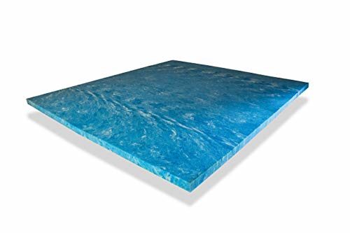 Topper mit GELAX® Matratzenauflage Gelschaum Topper mit 7cm Gesamthöhe und Raumgewicht RG 50 mit Gelax Platte Bezug Waschbar 180 x 200 cm