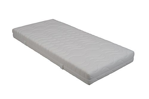 Interbett M300373 orthopädische 9-Zonen Schaum-Matratze Double Deluxe 140 x 200 cm H2 TÜV gut getestet, Baumwoll-Doppeltuch, Höhe 20 cm, 2 Personen bis 160 kg