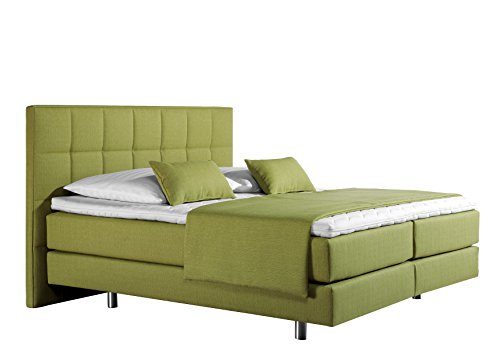 Maintal Betten Boxspringbett Neon, Strukturstoff denim-blau