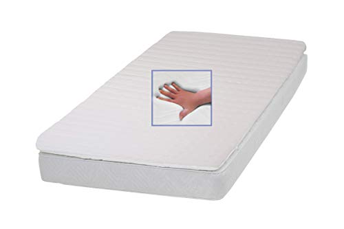 Gel Gelschaum Matratzenauflage Dream Foam Topper Memory Schaum Auflage für Matratze soft Gelauflage weich Schlafen wie auf einem Wasserbett ohne die Nachteile (120x200x9 cm, Mit Safomed Bezug)