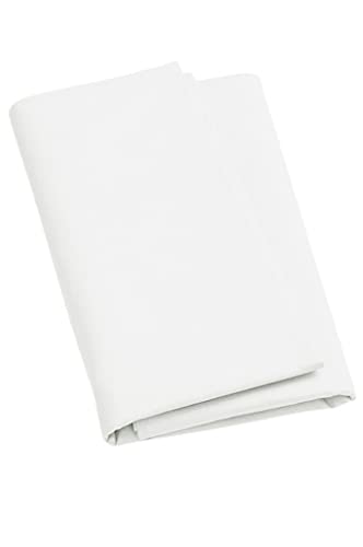 Jotex Zack Bettlaken Übergröße - 100% hochwertige Bio-Baumwolle GOTS Zertifiziert Bettlaken - Weiß, 240 x 260 cm